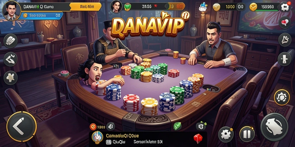 Gameplay QiuQiu yang menyenangkan dan interaktif.