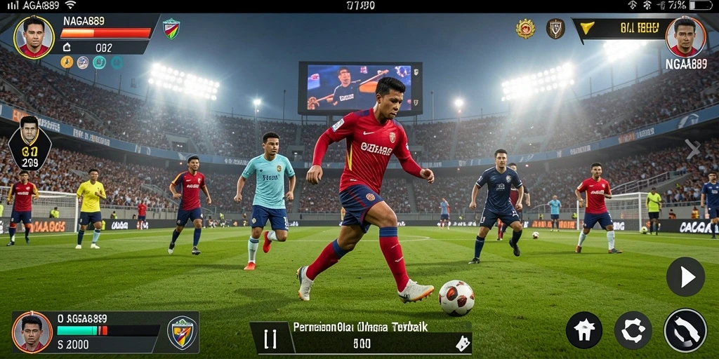 Tampilan gameplay menarik dalam NAGA889 yang memukau.
