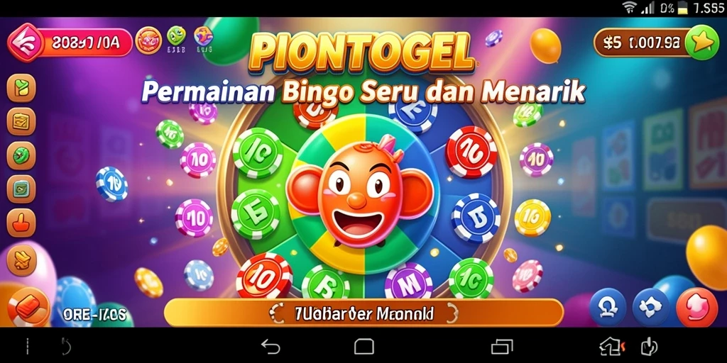 Screenshot utama PIONTOGEL menampilkan gameplay Bingo yang mengasyikkan.